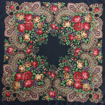 Pamut és len négyszöges sál, egzotikus retro stílus, egyszerű kötés, melegen tart és védi a naptól, nyár