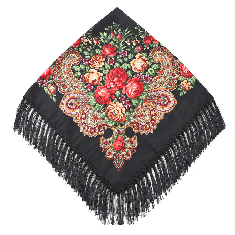 Pamut és len négyszöges sál, egzotikus retro stílus, egyszerű kötés, melegen tart és védi a naptól, nyár