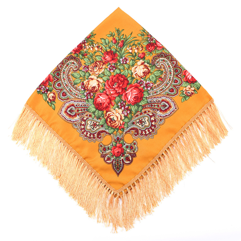 Pamut és len négyszöges sál, egzotikus retro stílus, egyszerű kötés, melegen tart és védi a naptól, nyár