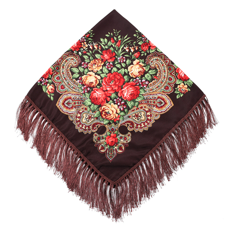 Pamut és len négyszöges sál, egzotikus retro stílus, egyszerű kötés, melegen tart és védi a naptól, nyár