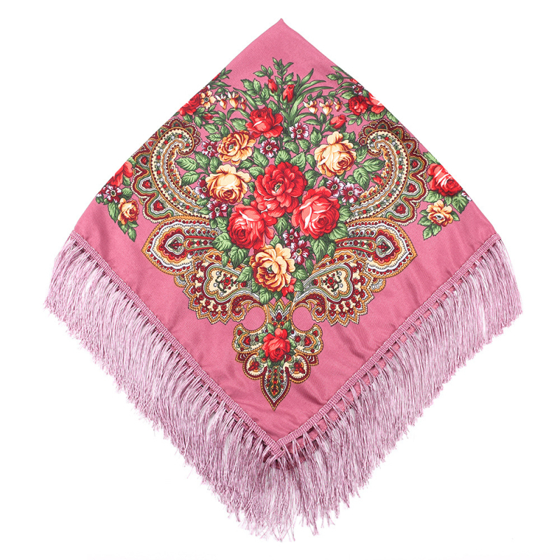 Pamut és len négyszöges sál, egzotikus retro stílus, egyszerű kötés, melegen tart és védi a naptól, nyár