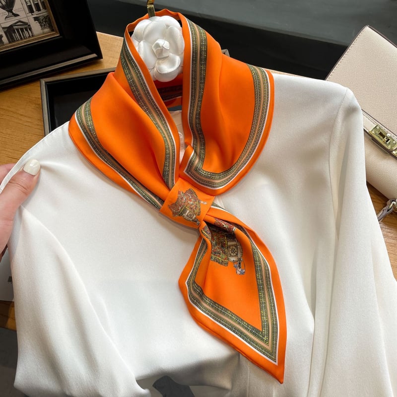Ženski šal od umjetne svile s cvjetnim uzorkom, plosno tkanje, tie-dye obrada, dekorativni dodatak, japansko-korejski nadahnut stil