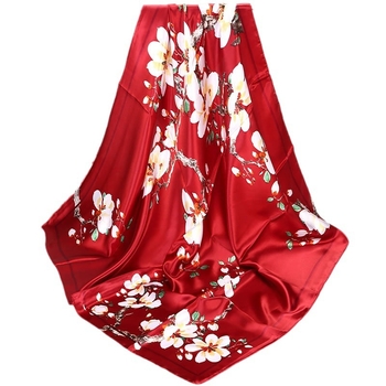 Muru kvadratni šal od simulirane svile, warp pleteno, ispis, uredski stil