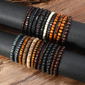 Huiyi fa karkötő - kézzel készített, uniszex, retro geometriai stílus