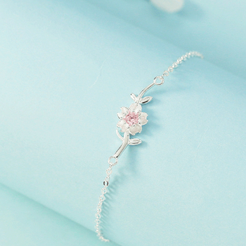 Réz virágos karkötő nőknek – New Power ékszerek, virág dizájn