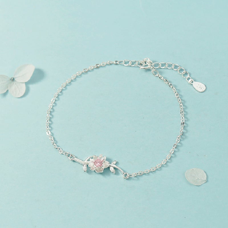 Réz virágos karkötő nőknek – New Power ékszerek, virág dizájn