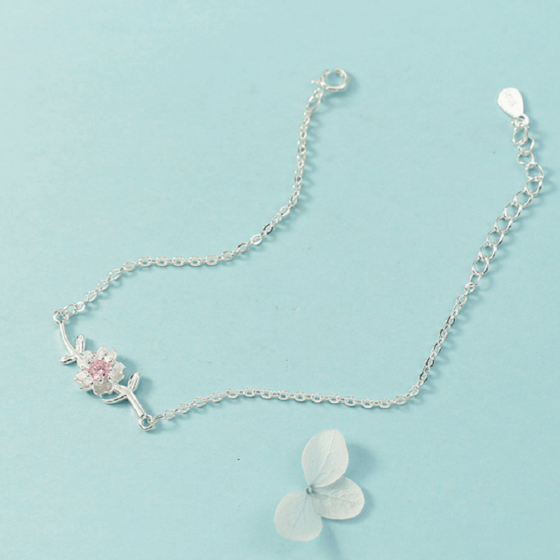 Réz virágos karkötő nőknek – New Power ékszerek, virág dizájn