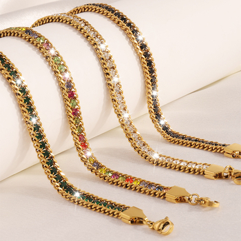 Стилна дамска гривна от неръждаема стомана, геометричен дизайн, диамантна обработка, марка Deyan Jewelry, 7.5 g