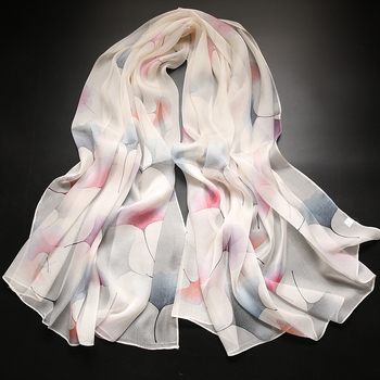 Копринен шал от Ханчжоу, 100% коприна, плоско преплитане, лято