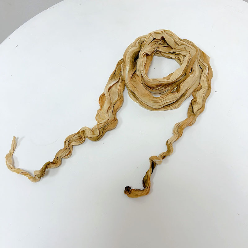 Molissa eșarfă monocrom poliester cu pliuri tie-dye fold - accesoriu decorativ