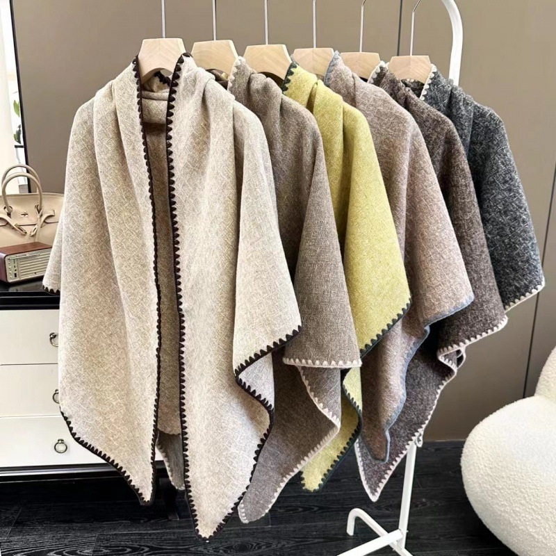 Șal feminin din imitatie de cașmir, cald pentru toamnă iarnă, stil coreean, design lung, țesătură plată