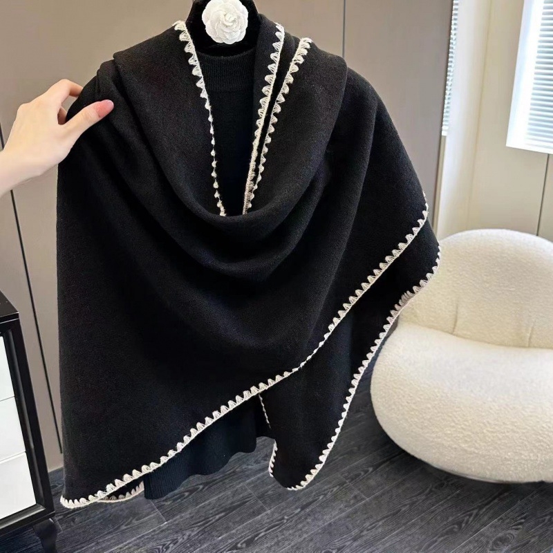 Șal feminin din imitatie de cașmir, cald pentru toamnă iarnă, stil coreean, design lung, țesătură plată