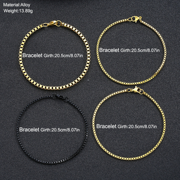 Titánium-ötvözetből készült karkötő elektroplakálással, geometriai dizájn nőknek, INS-stílus, utazásokhoz ideális.