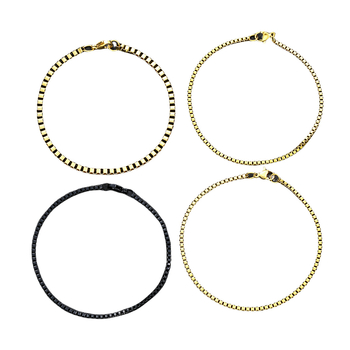 Titánium-ötvözetből készült karkötő elektroplakálással, geometriai dizájn nőknek, INS-stílus, utazásokhoz ideális.