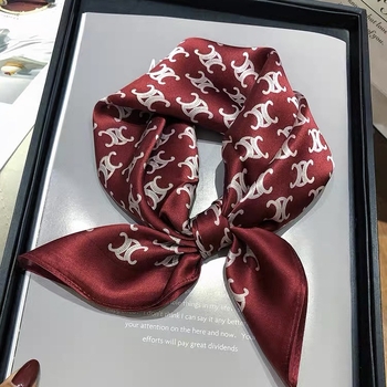 Kvadratni Mulberry svileni šal, satenska tkanina, elegantan i svestran dodatak, proljeće-jesen, podrijetlo Zhejiang