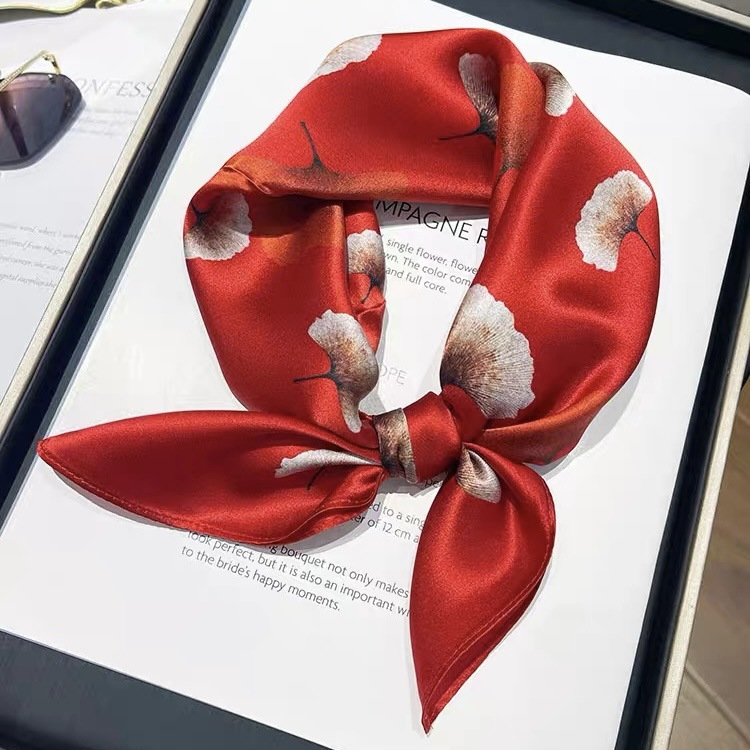 Kvadratni Mulberry svileni šal, satenska tkanina, elegantan i svestran dodatak, proljeće-jesen, podrijetlo Zhejiang