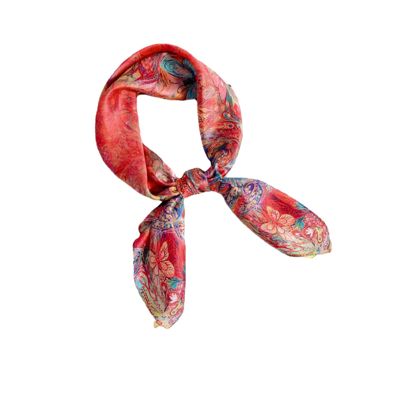 Četvrtasti šal od Mulberry svile s motivom leptira - jednostavna tkanina, ljetna upotreba, marka Nanyue Silk Friends