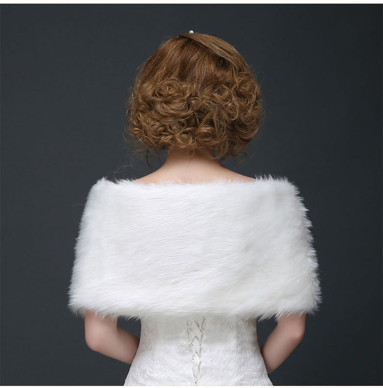 Női velúr sál esküvőre - egyszínű mintázat, meleg, minden szezonra