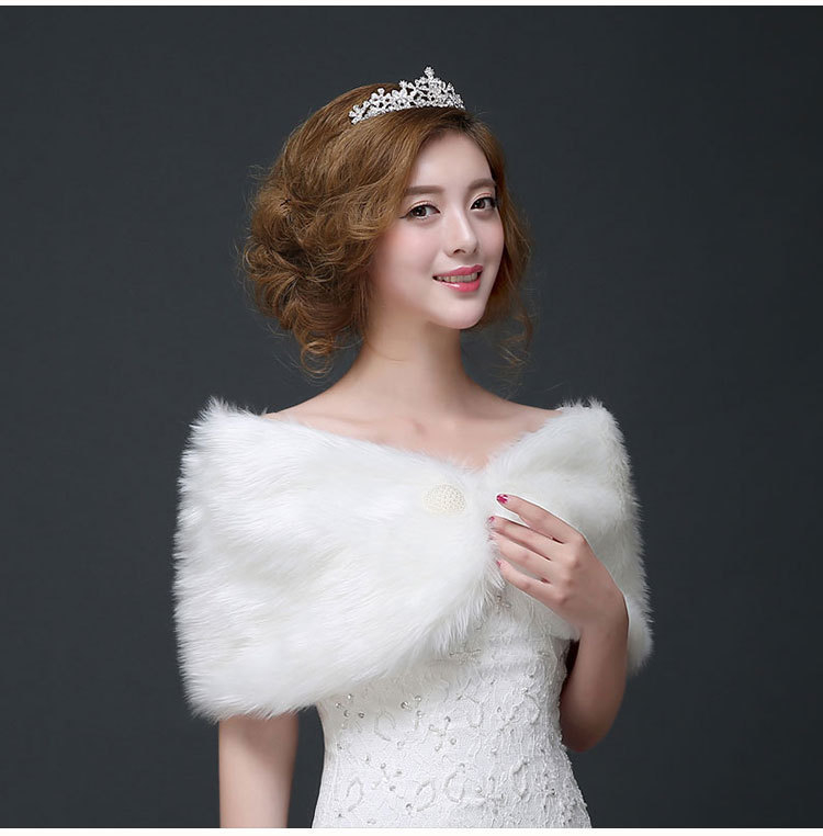 Női velúr sál esküvőre - egyszínű mintázat, meleg, minden szezonra