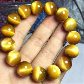 Brățară din piatră ochi de tigru - lucrată manual - Unisex, stil natural - LXZB - Lansare vară 2021