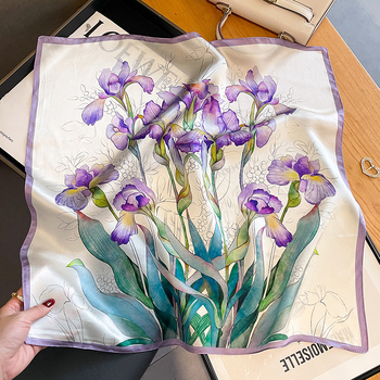 Mulberry svila kvadratni šal - jednostavna tkanina, tie-dye, ljeto 2024