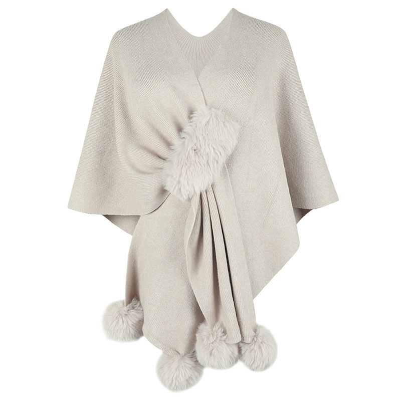 Damski monokrom warp-knit kapé kardigan od poliestera, topao