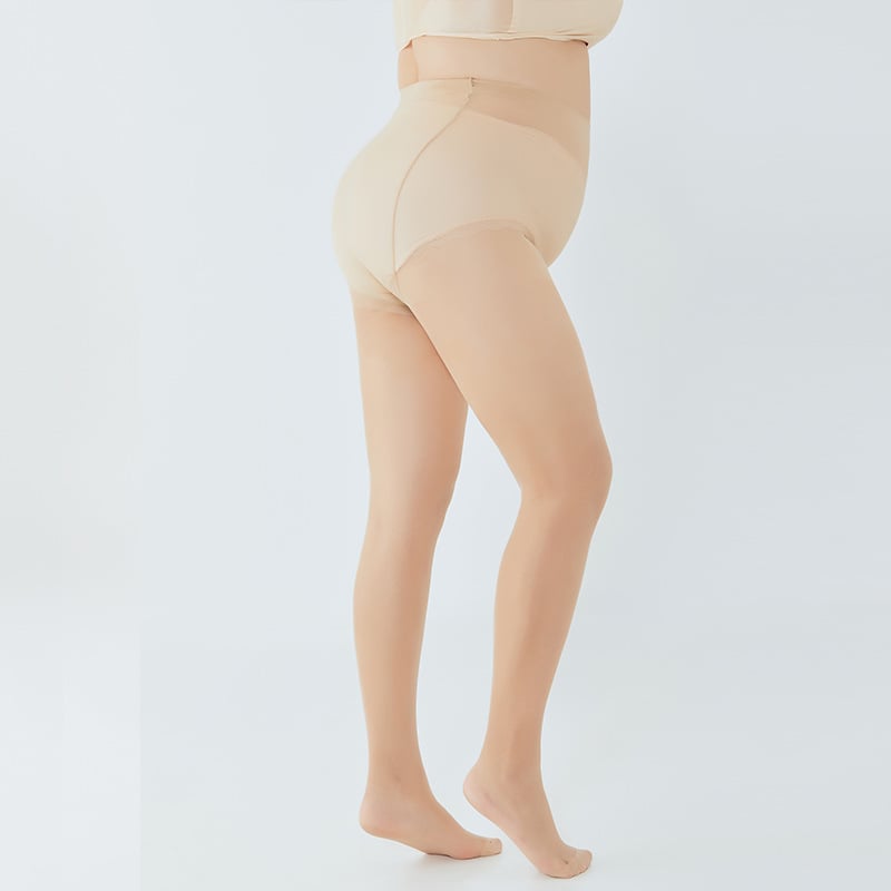 Női nylon harisnya - Csípőemelés, Láthatatlan, Csúszásgátló, 80-90% nylon tartalom