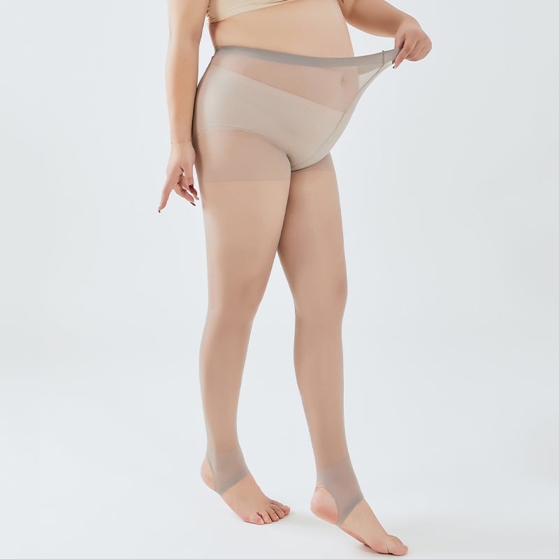 Női nylon harisnya - Csípőemelés, Láthatatlan, Csúszásgátló, 80-90% nylon tartalom