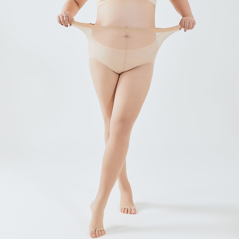 Női nylon harisnya - Csípőemelés, Láthatatlan, Csúszásgátló, 80-90% nylon tartalom