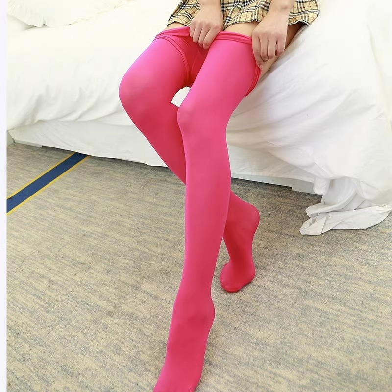 Colanți din velur pentru femei, grosime medie, modelare și ridicare a șoldurilor, nylon 50–70%, stil sexy