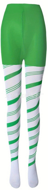 Χριστουγεννιάτικα καλσόν για πάρτι με μεσαίο πάχος, πολυεστερική σύνθεση 90–95%, σέξι στυλ