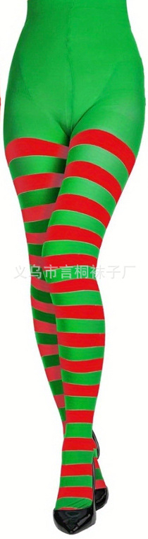 Χριστουγεννιάτικα καλσόν για πάρτι με μεσαίο πάχος, πολυεστερική σύνθεση 90–95%, σέξι στυλ