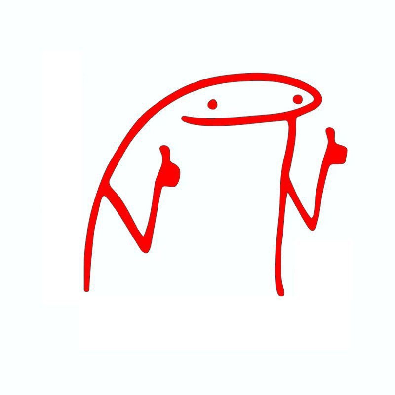 Automobilska naljepnica za tijelo s karikaturom i uspravnim palcem; Materijal: naljepnica; Tip: naljepnica za tijelo; Ugradnja: lijepljenje