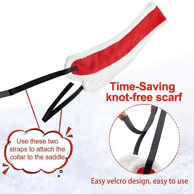 Jahački šal od polar fleece, podesiv, topao, brzo suši, za četiri godišnja doba, poliester