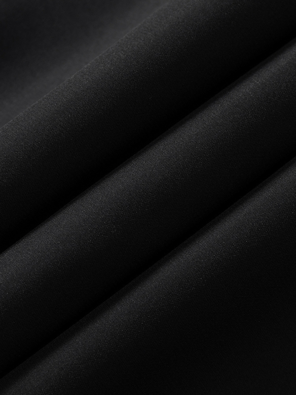 T763 férfi kabát, japán stílus, gallér: rever, egygombos zárás, laza szabás, középső hossz, egyszínű poliészter külső a tavasz 2025-re