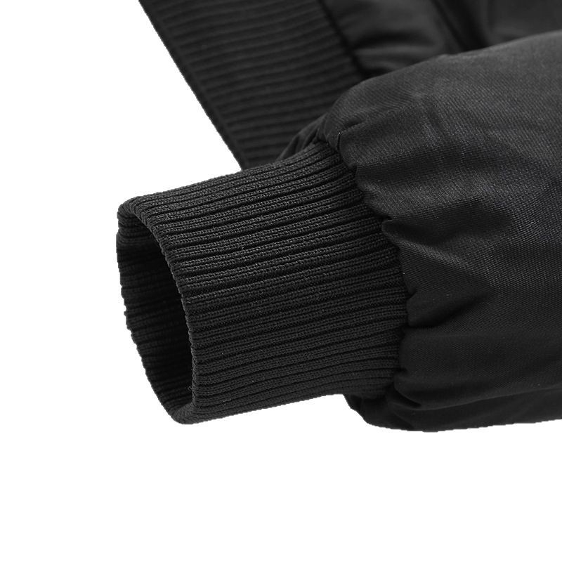 Muška jakna s kapuljačom i stojećim ovratnikom, zip, bočni džepovi, mješavina pamuka i poliestera, podstava poliester