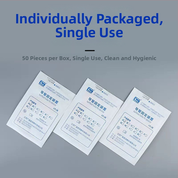 Αποστειρωμένος Φιξатор Καθετήρα με Οπή Αποχέτευσης, από μη υφαντό και ελαστικό ύφασμα, με ιατρικό κόλλητικό, ατομικά συσκευασμένο