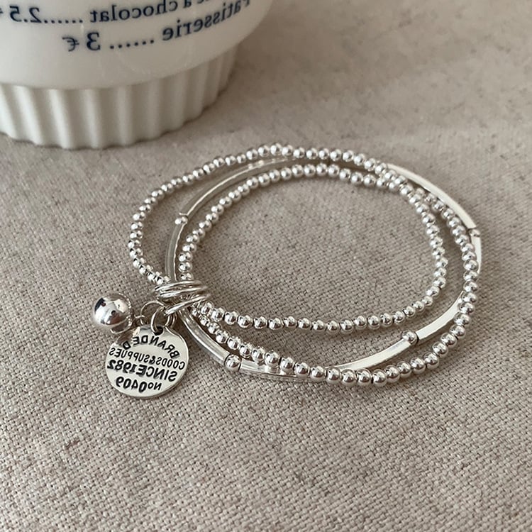 RONERAI zsinóros karkötő több rétegű fém címkékkel, nőknek, galvanizált bevonattal, személyes divat stílus