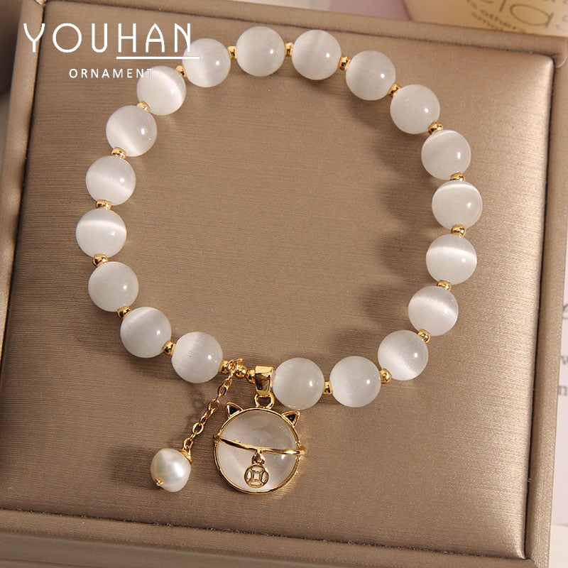 Narukvica Cat's Eye, Geometrijski dizajn, Ženski modni nakit, Poklon za rođendan djevojci