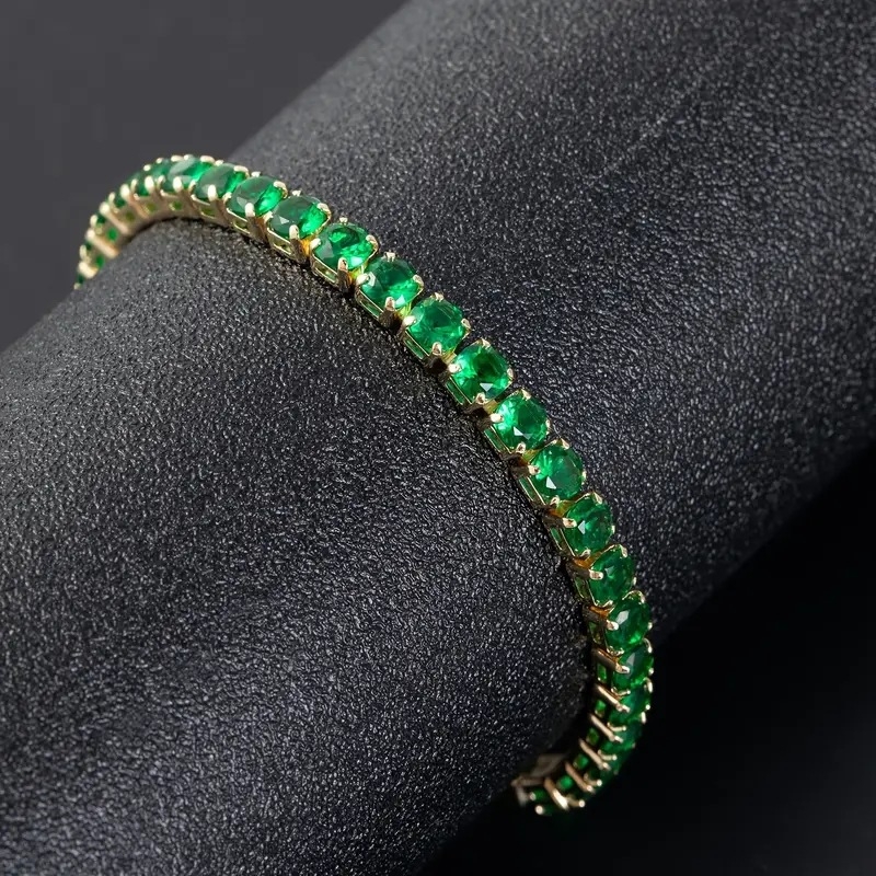 Bakrena narukvica s elektroplatiranjem, geometrijski dizajn, unisex, ljeto 2024