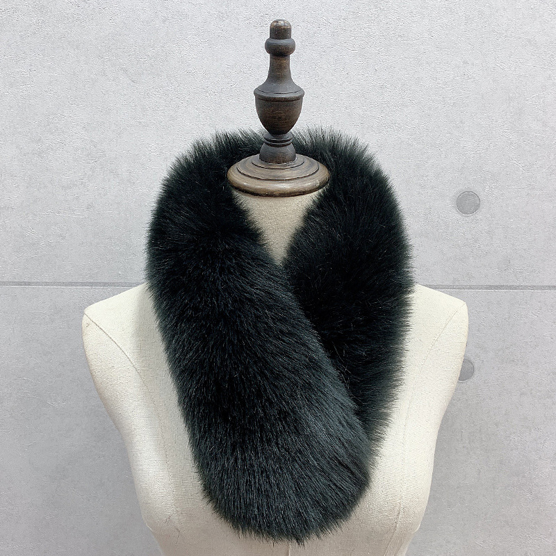 Oh Jun lapsu kažokādas šalle – silta, ziemas lietošanai, šuvumu konstrukcija, lapsu kažokādas audums (>96%), stils Puchang