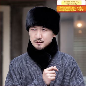 Vīriešu ziemas cepures un šalles komplekts, silts, 100% kaņepes