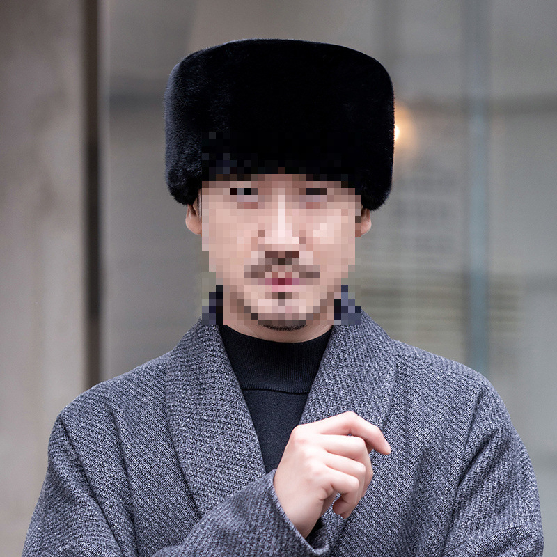 Vīriešu ziemas cepures un šalles komplekts, silts, 100% kaņepes