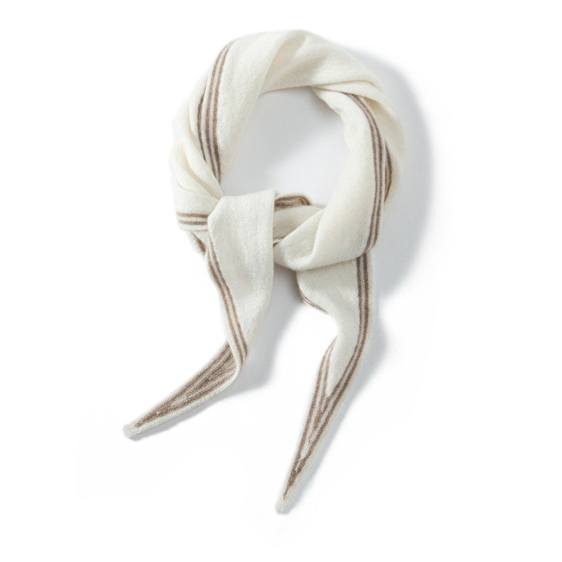 Τρίγωνος φουλάρι κασμίρι για γυναίκες, ζεστή προστασία του λαιμού, απλή ύφανση, προέλευση Χεμπεί