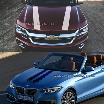 PVC αυτοκόλλητο καπό αυτοκινήτου — μακριά λωρίδα αυτοκόλλητων, για τη γραμμή πορτών, με ρυθμιζόμενο μήκος και πλάτος