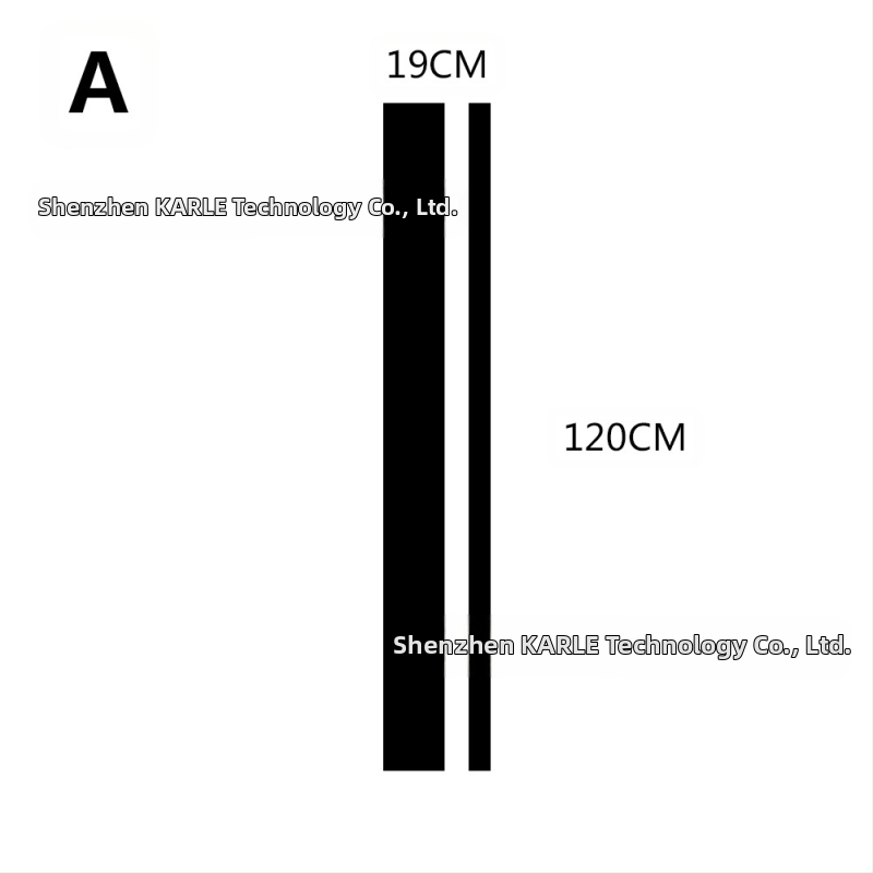 PVC αυτοκόλλητο καπό αυτοκινήτου — μακριά λωρίδα αυτοκόλλητων, για τη γραμμή πορτών, με ρυθμιζόμενο μήκος και πλάτος