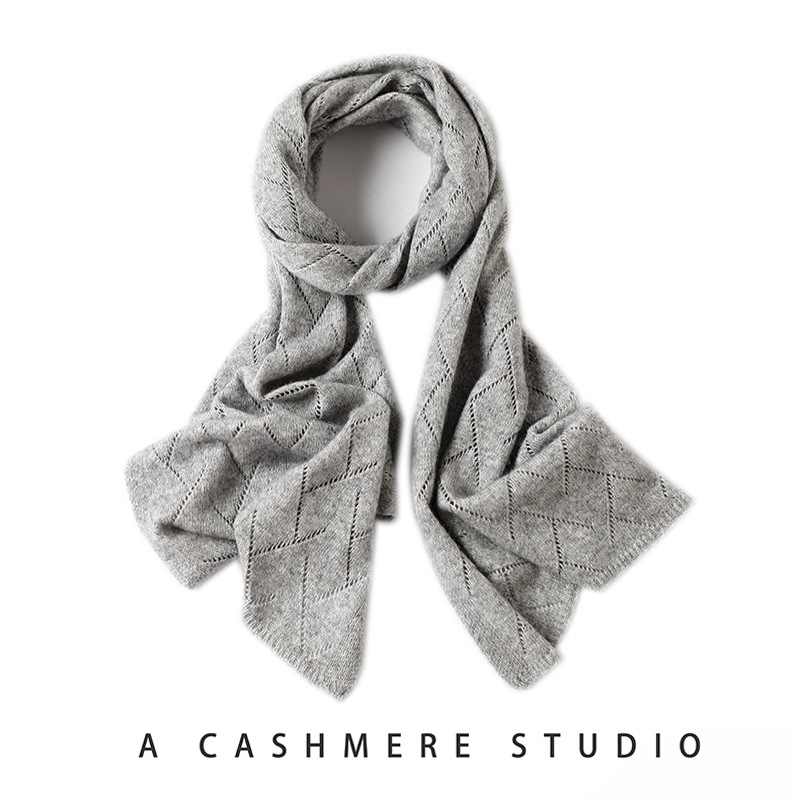 Sieviešu vilnas šalle Korejas stilā, warp adījums, jēru vilna, oriģinālais dizains, Ziemas 2025