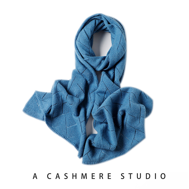 Sieviešu vilnas šalle Korejas stilā, warp adījums, jēru vilna, oriģinālais dizains, Ziemas 2025