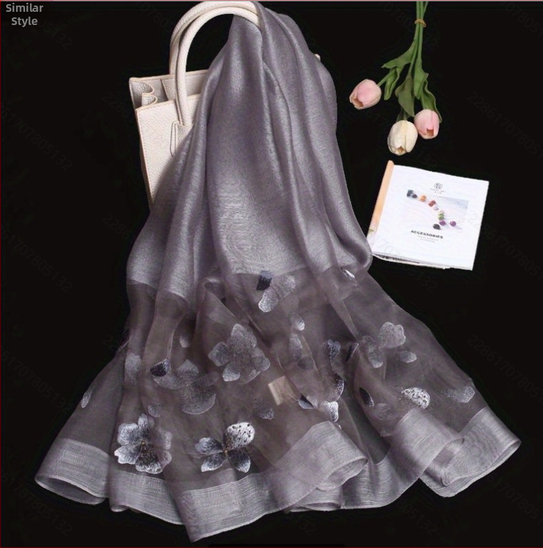 Xin ruishi šilko šalikas su Su siuvinėjimu, Hangzhou šilkas, originalus dizainas, Žiema 2023