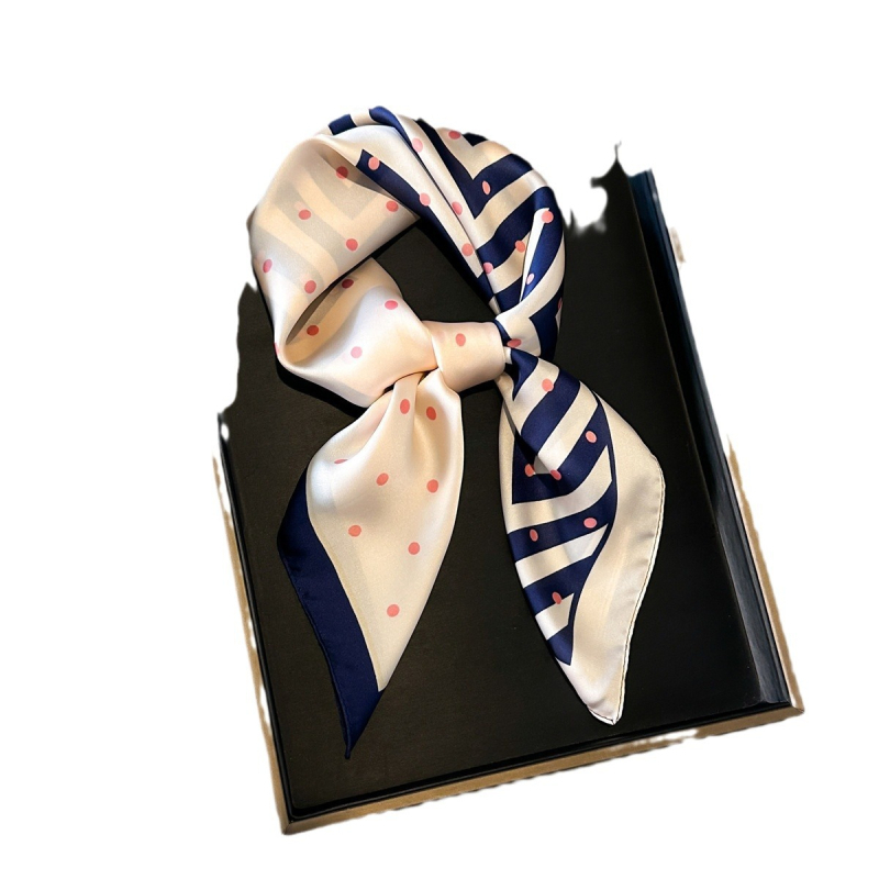 Φθινοπωρινό τετράγωνο φουλάρι πολυεστέρα – Plain Weave, vintage λογοτεχνικό ρετρό στυλ, ύφασμα πολυεστέρα (>96%)